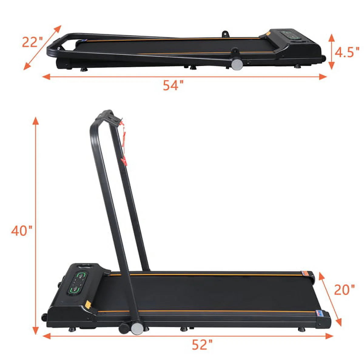 Folding Electric Treadmill with LCD Monitor L6529