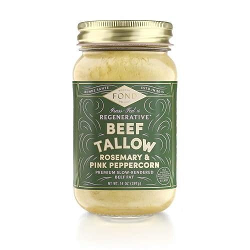Grass-fed Beef Tallow 14 Ounce Pack of 4 O4523