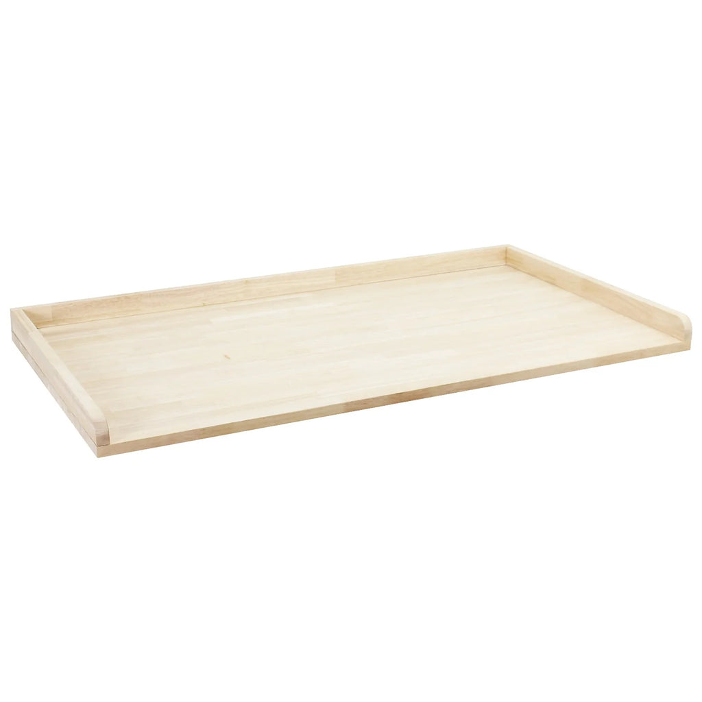 Lacquered Butcher Block Countertop with Edge Rails H640405