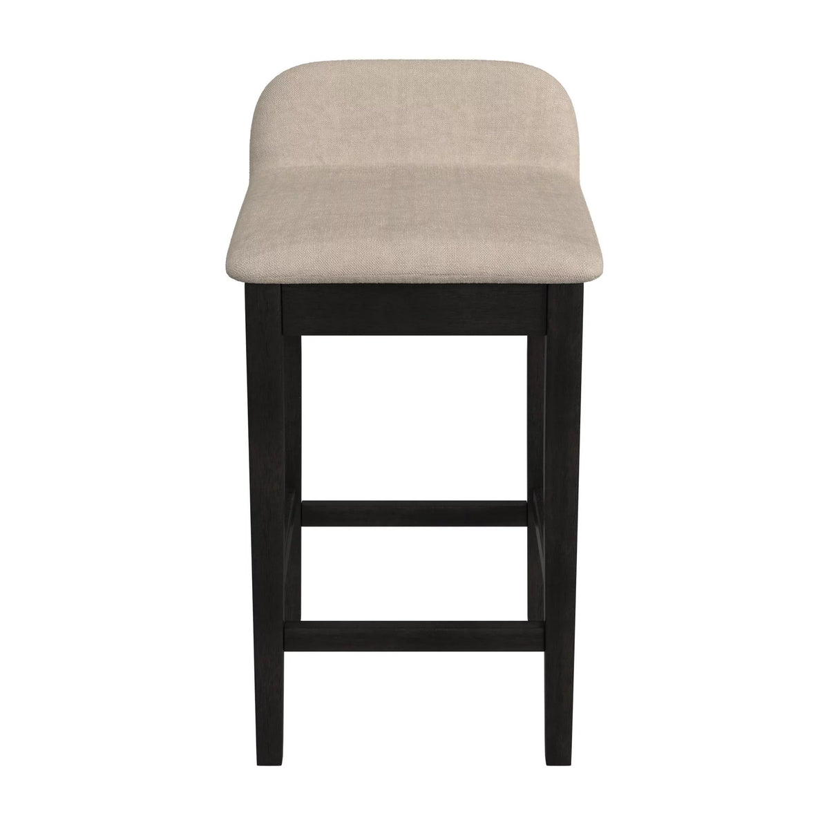 Black Light Beige Wood Counter Stool H731510