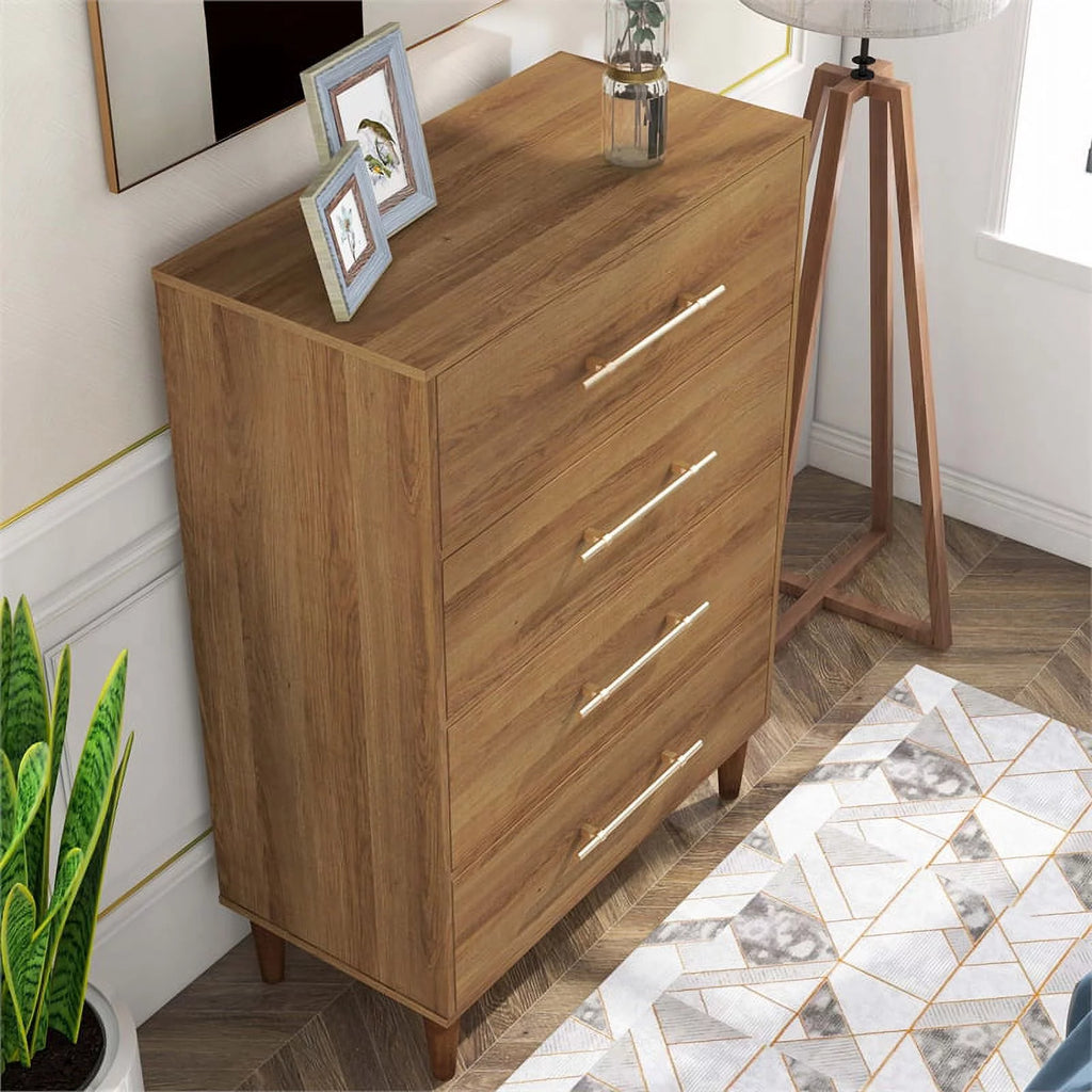 Farmhouse Wood 4-Drawer Chest J373726