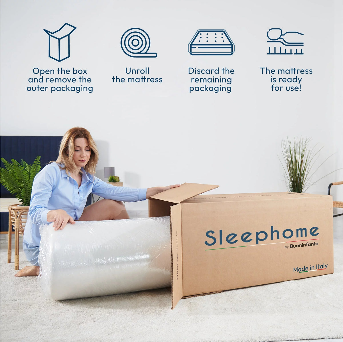 Cooling Gel Memory Foam Mattress Queen Q232194