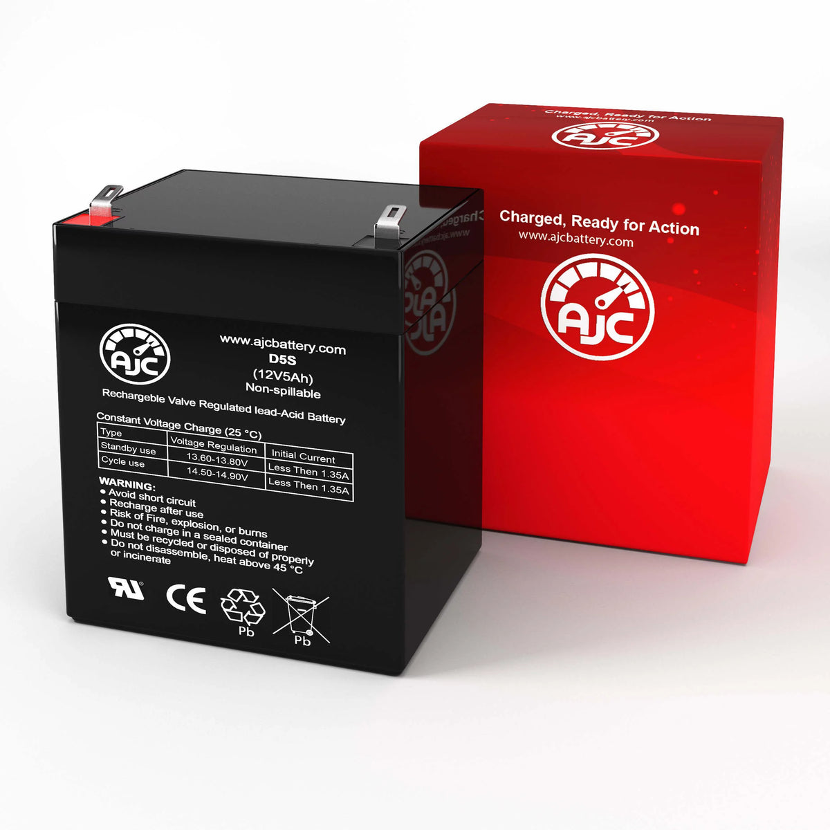 12V 5Ah Sealed Lead Acid Battery O91996