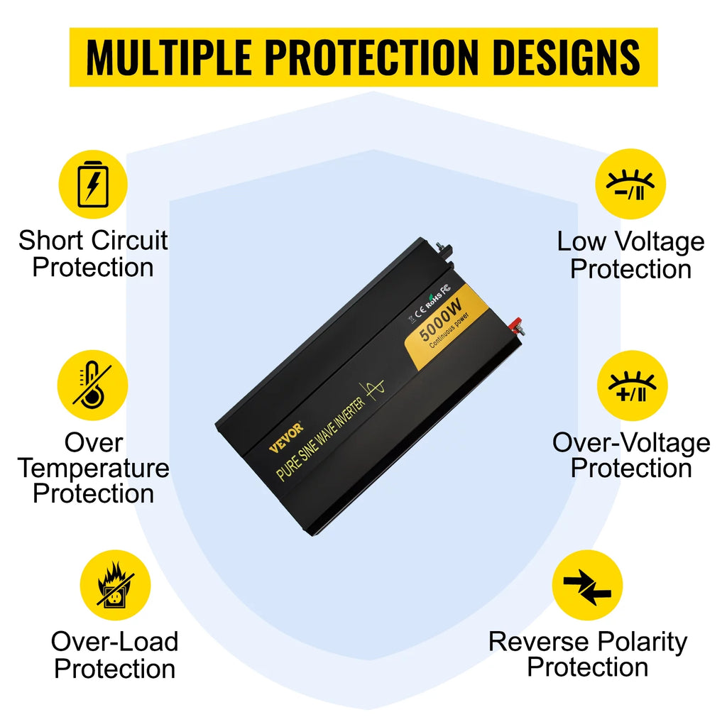 5000 Watt Pure Sine Wave Power Inverter Q420788