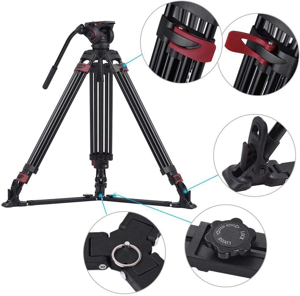 Heavy Duty Aluminum Video Tripod G52121