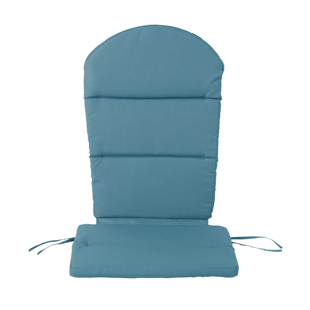 Water Resistant Fabric Adirondack Chair Cushions, Set of 4, Dark Teal L6555
