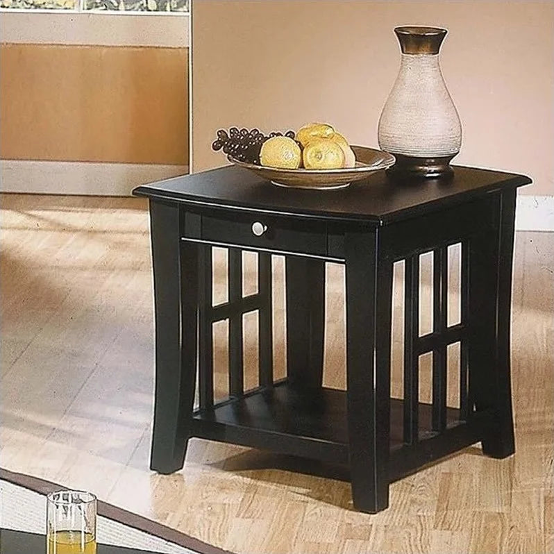 Black Storage End Table Z499850