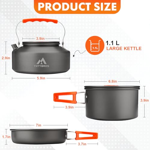 17 Pc Camping Cookware Kit T69096