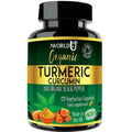 Organic Turmeric Curcumin 120 Capsules Black Pepper E7178