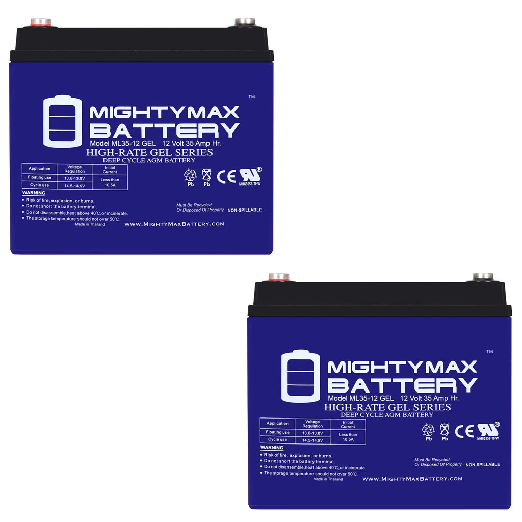 12V 35AH GEL Replacement Battery I826766