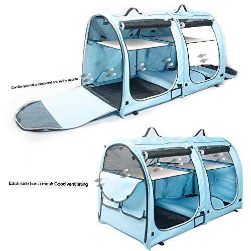Portable Twin Compartment Cat Cage P304413