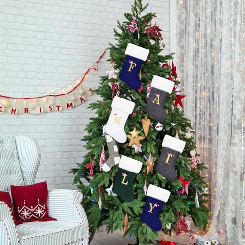 20 Inches Red Velvet Christmas Stockings A941388