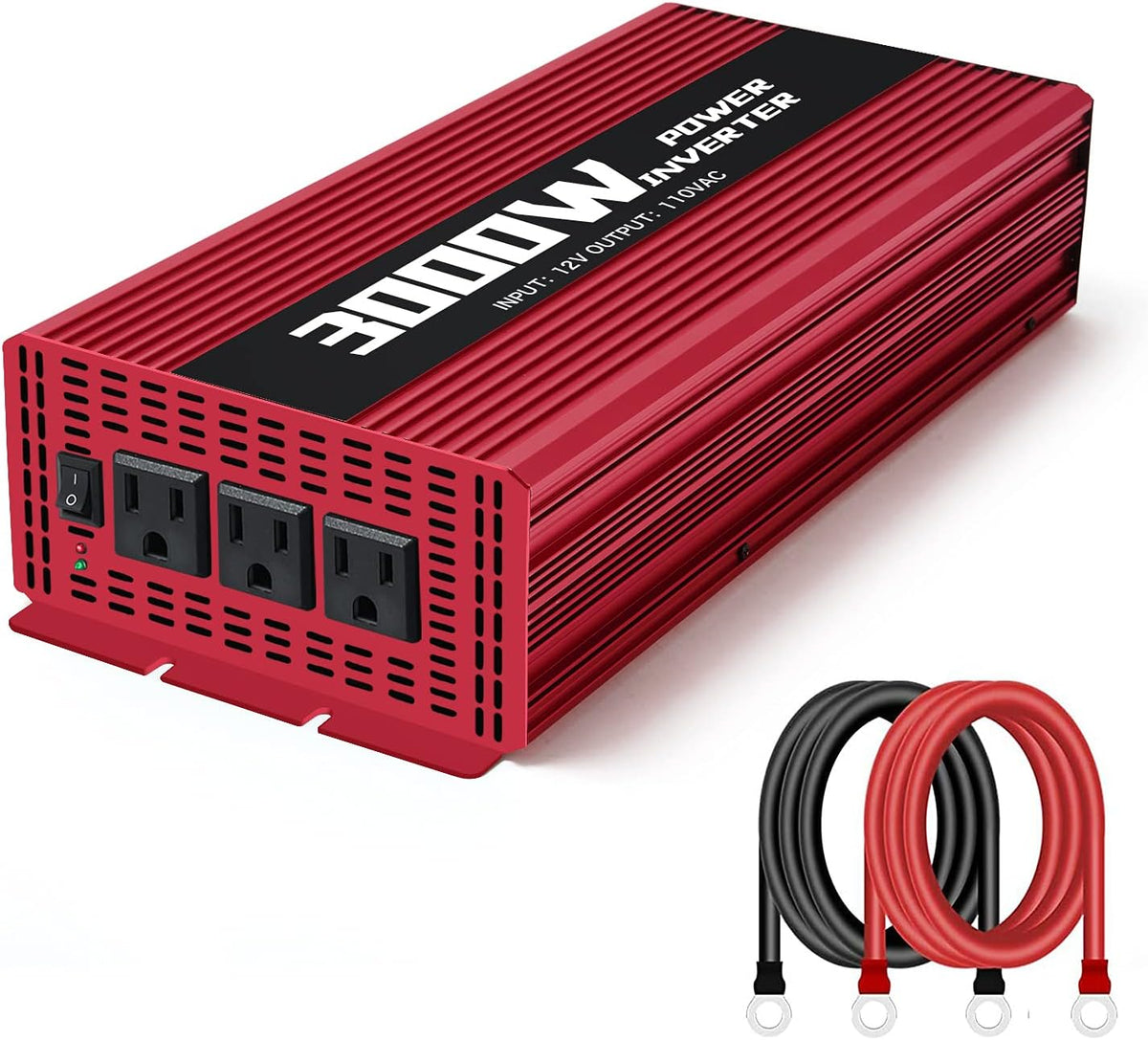 3000W Power Inverter DC 12V to AC 110V Modified Sine Wave Converter A213