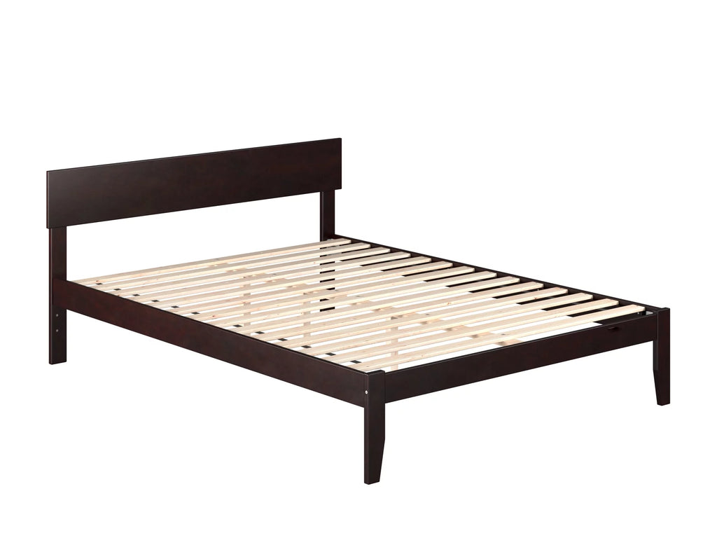 Queen Wood Platform Bed Frame with Headboard K6827