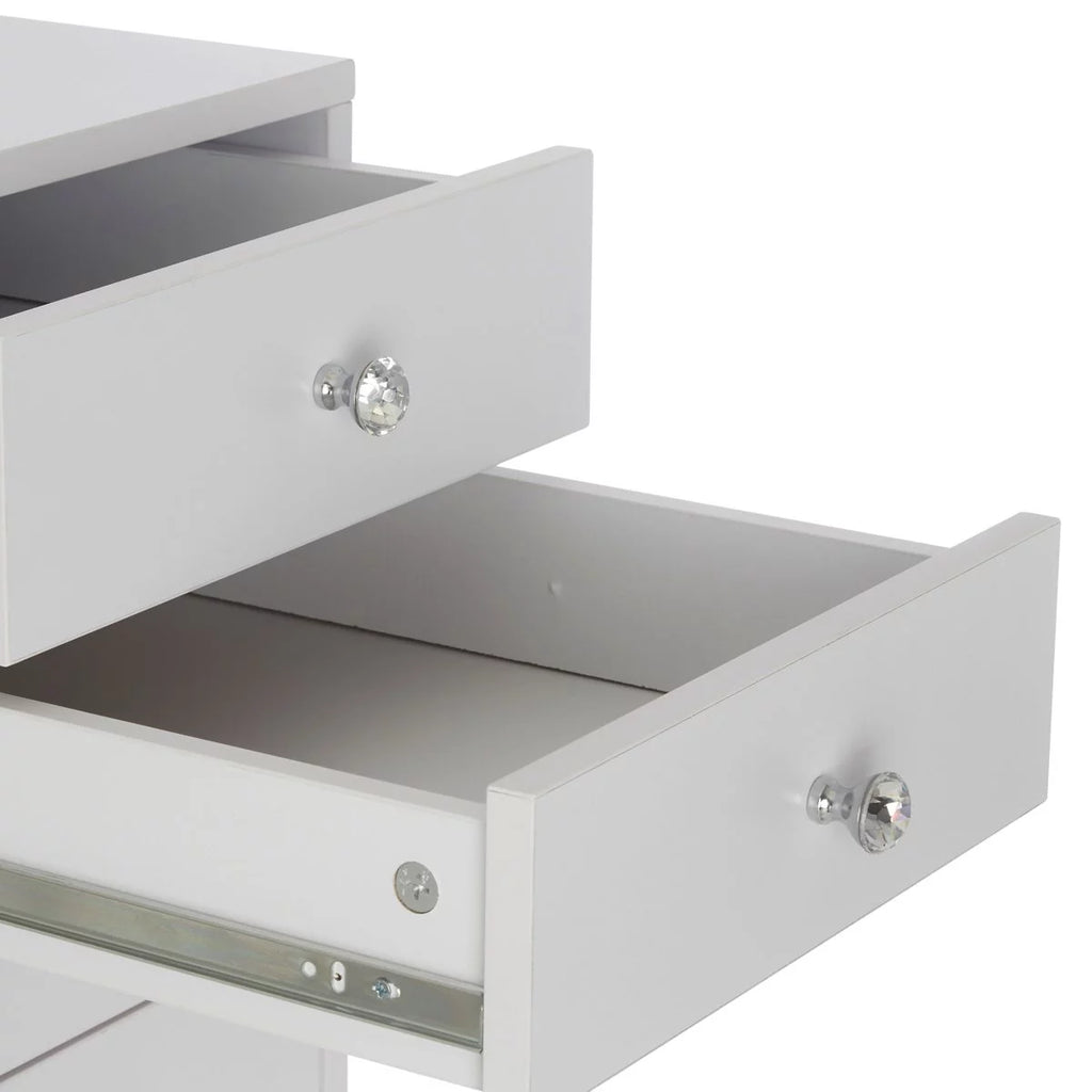 Light Pink 9 Drawer Makeup Vanity Storage K308