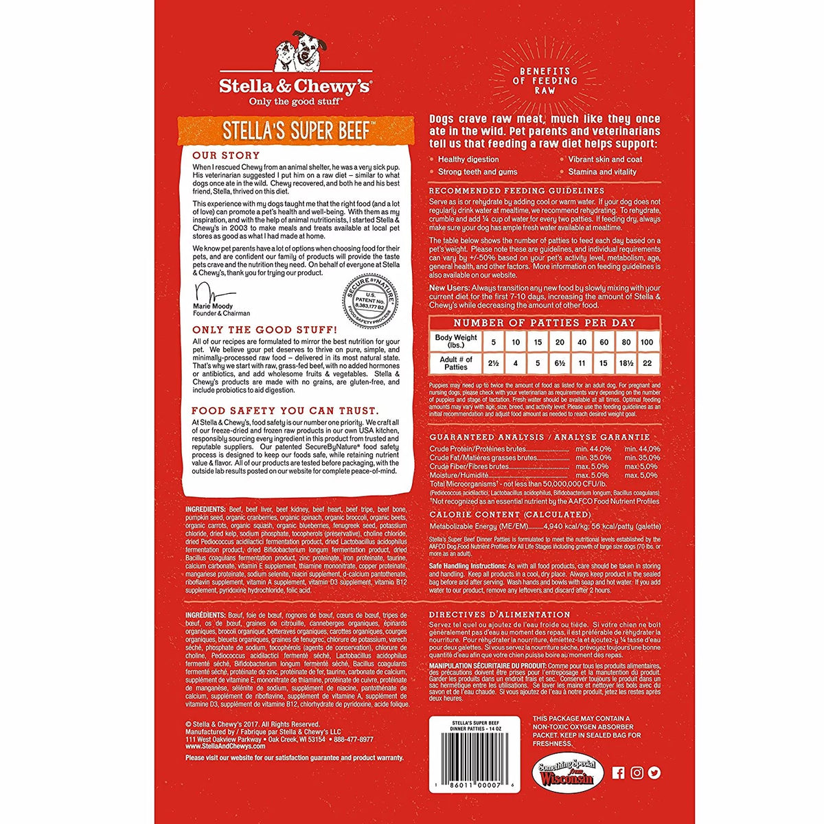 Grain-Free Freeze-Dried Dog Food, 25 oz Q3879