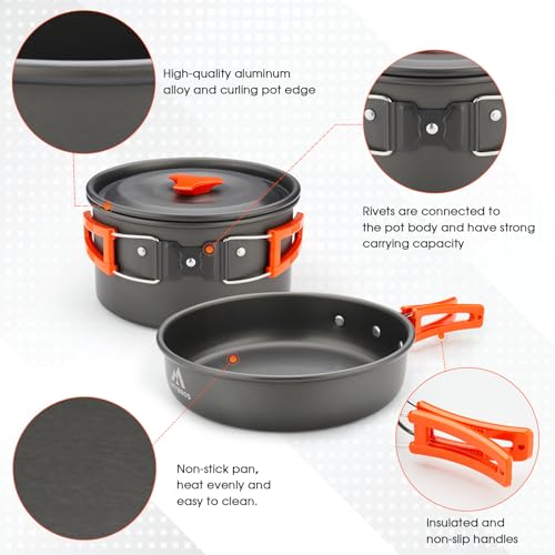 17 Pc Camping Cookware Kit T69096