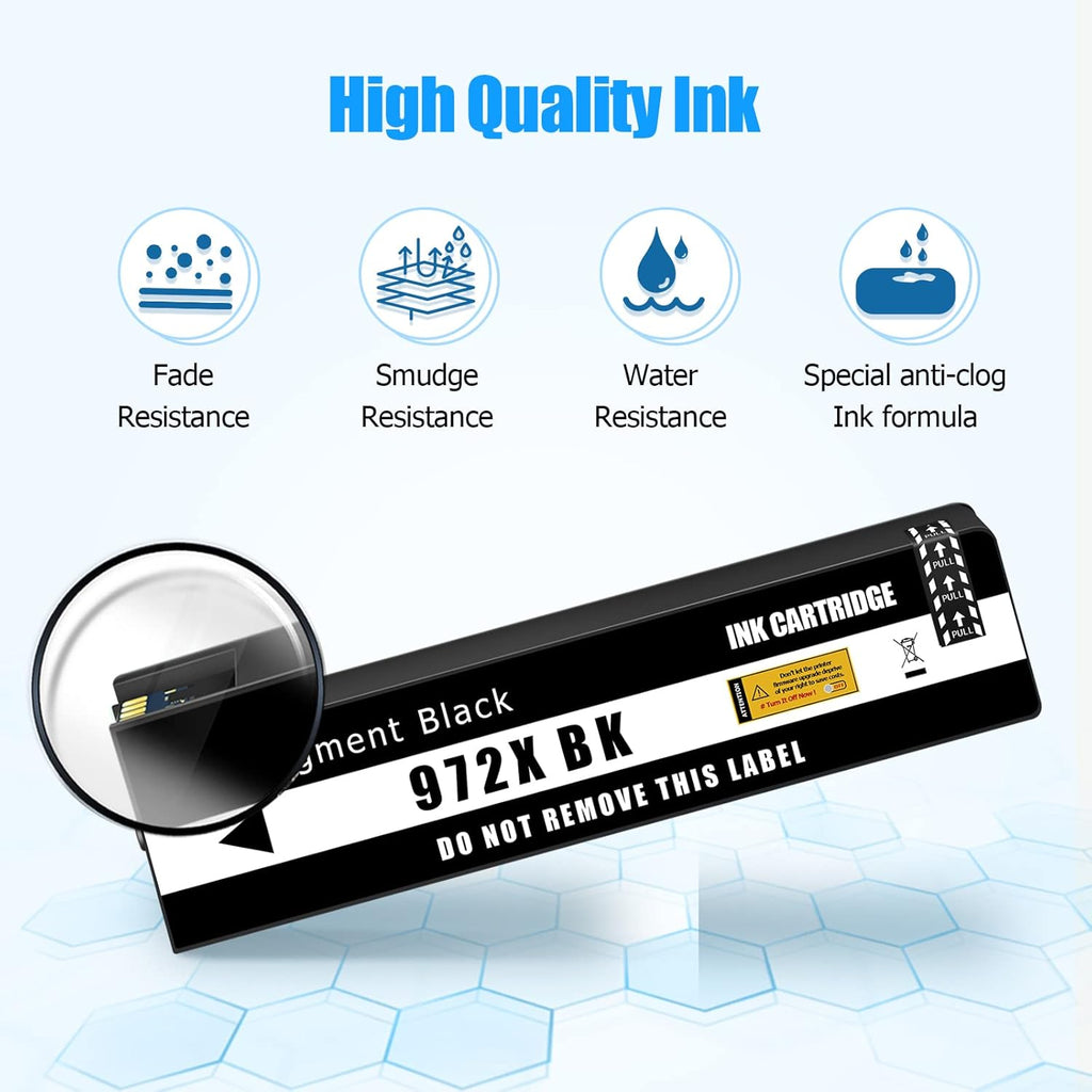 Compatible Ink Cartridge Replacement 5 Pack Black Cyan Magenta Yellow Y801