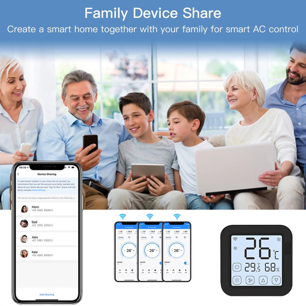 Wifi IR Air Conditioner Controller with LCD Display F1787