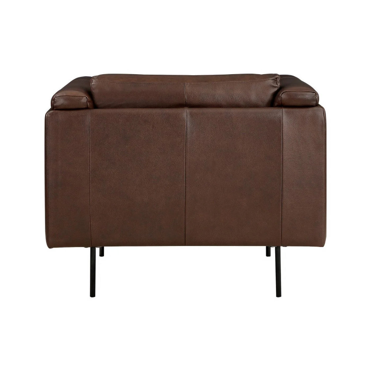 Brown Plywood and Leather Chair O912