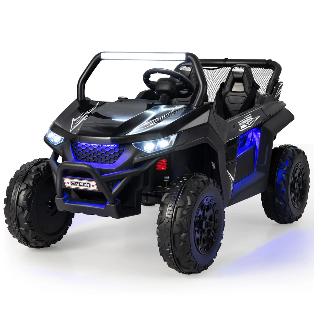 12V 2-Seater Kids Ride On UTV Electric Vehicle Pink G79891