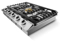 30 in. Stainless Steel 5 Gas Burners Dropin Cooktop F112380