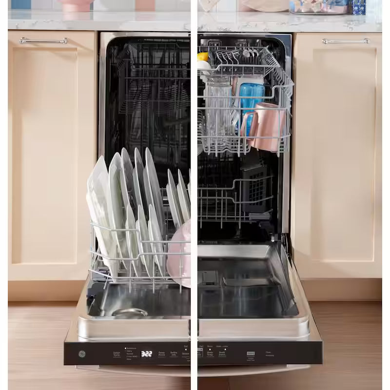 24 in. Built-In Tall Tub Dishwasher in Stainless with 3rd Rack Q487304