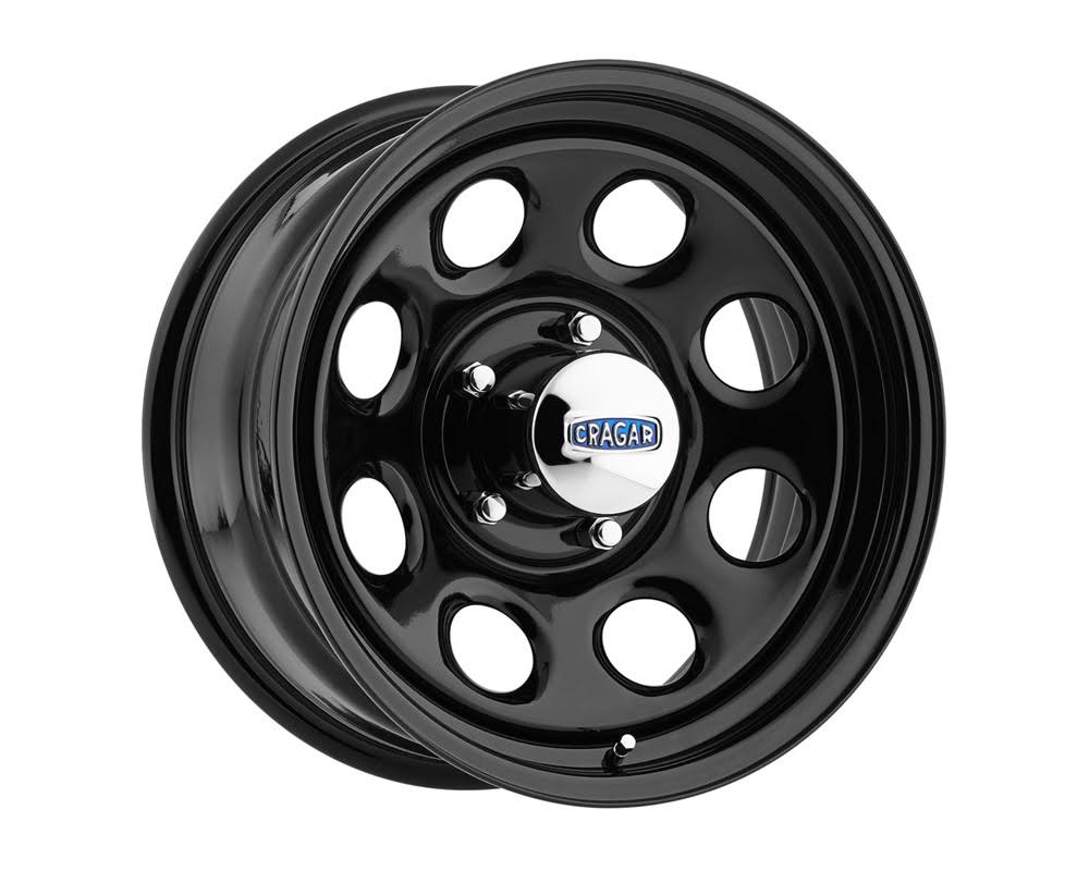 15x7 High Gloss Black Wheel Q703
