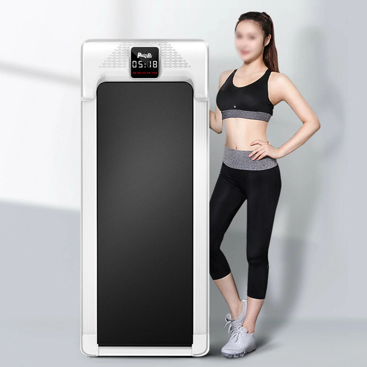 0.5 HP Folding Electric Treadmill with LCD Display L32489