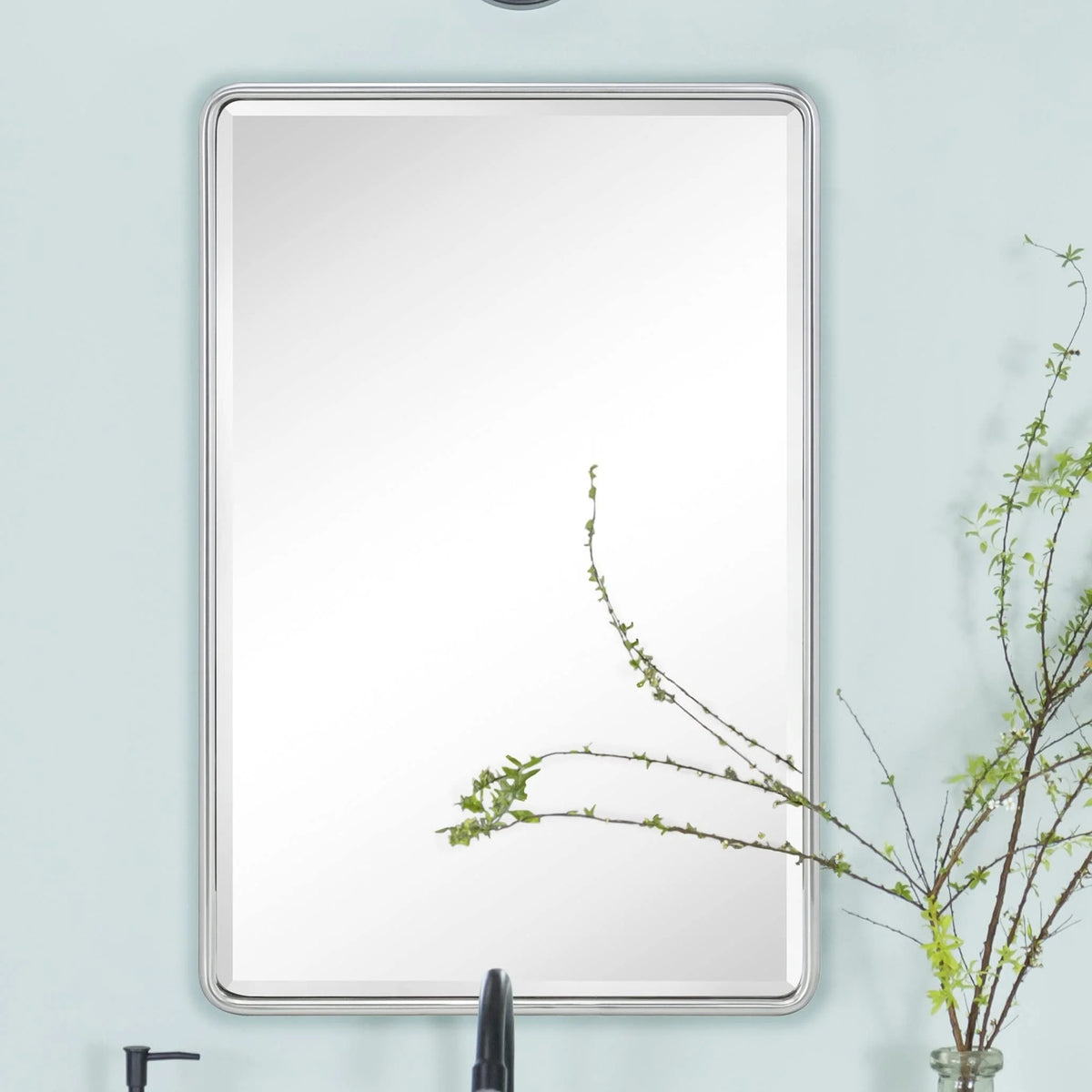 Recessed Metal Bathroom Medicine Cabinet with Mirror 24" x 16" Y673
