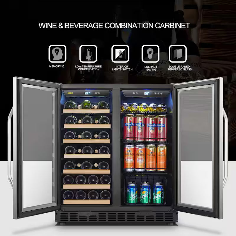 30 in. Dual Zone Beverage and Wine Cooler P5729