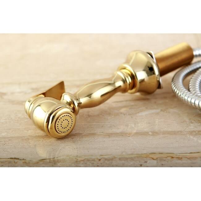Polished Brass Kitchen Faucet Sprayer D556