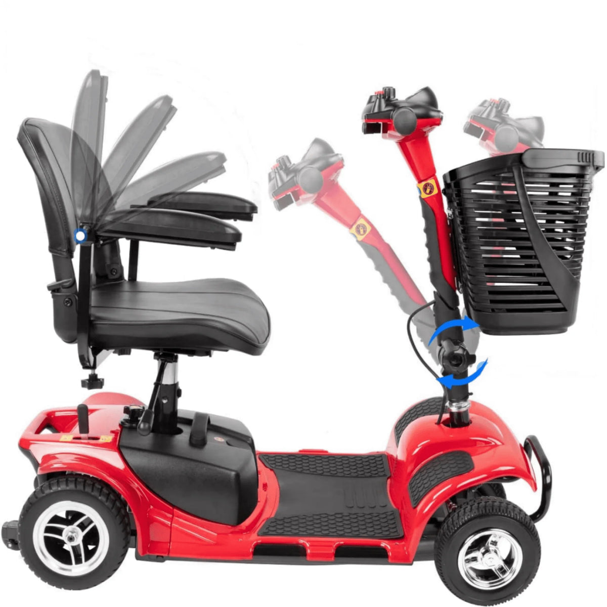 4 Wheel Folding Electric Powered Mobility Scooter P107902