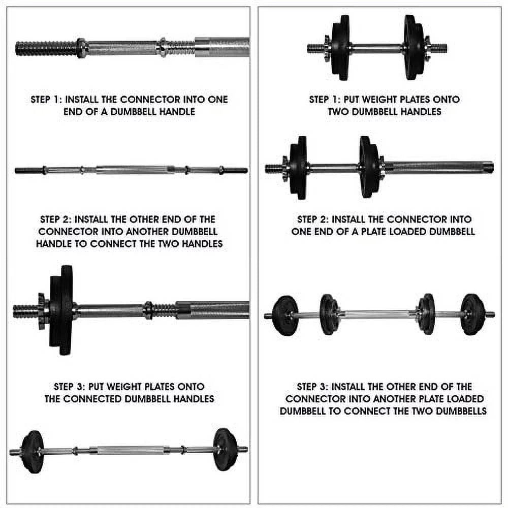 Adjustable 60lbs Dumbbell with Connector P637719