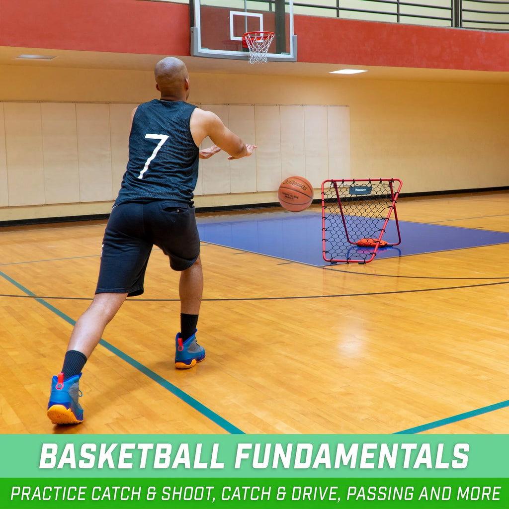 Basketball Rebounder with Adjustable Frame Y311012