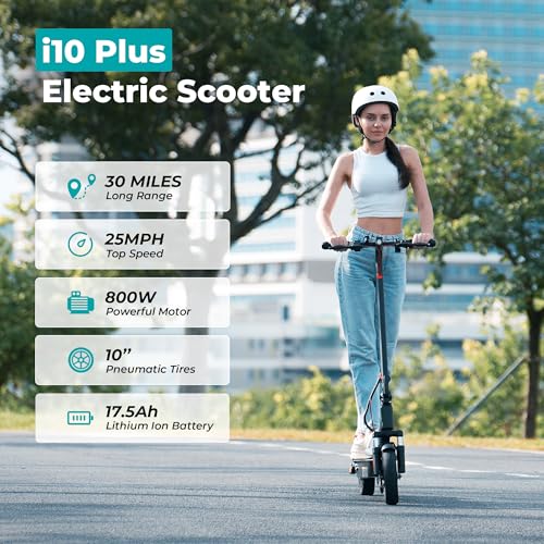 Electric Scooter with 10" Pneumatic Tires I7650