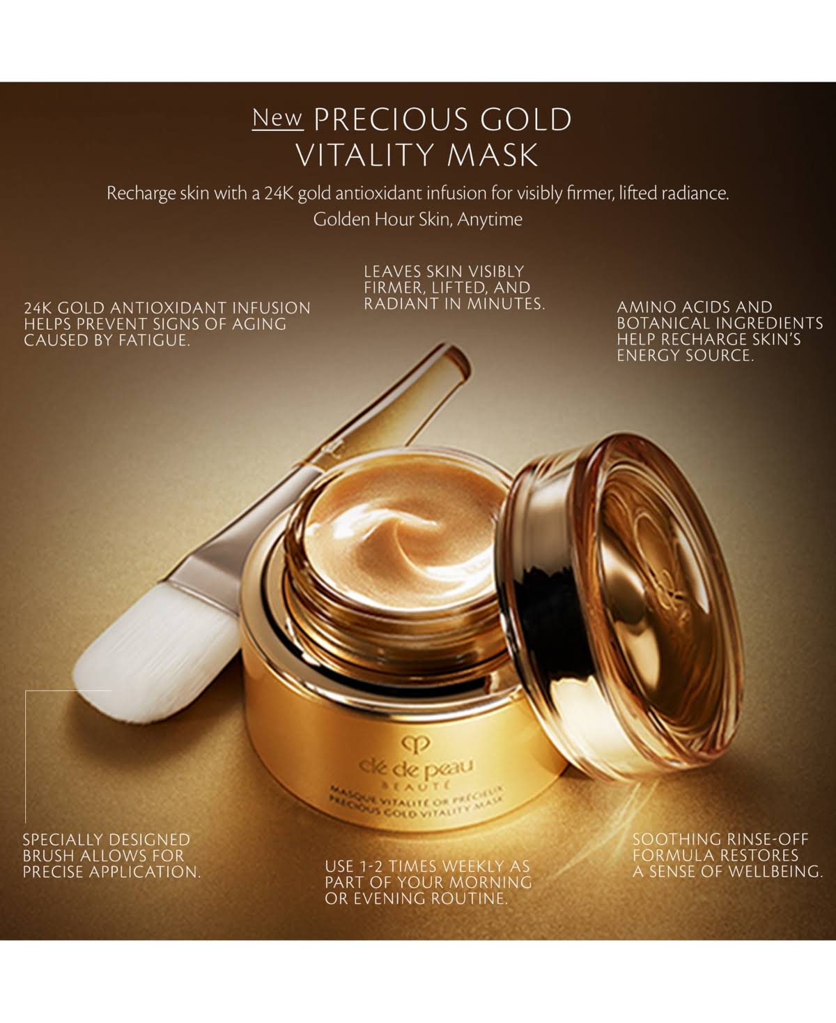 Gold Vitality Mask 2.7 oz L70834