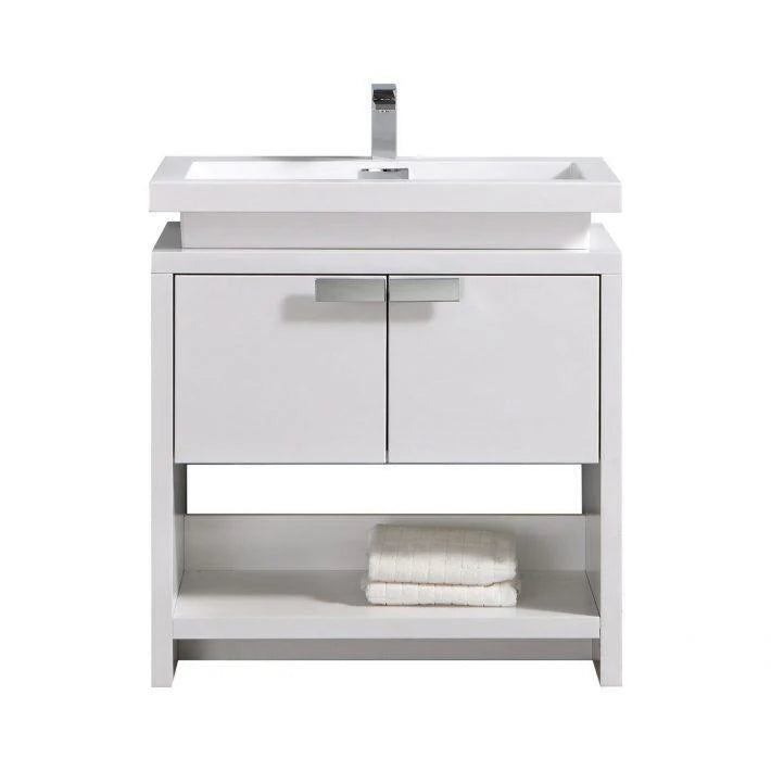 32 in. High Gloss White Bathroom Vanity K2511