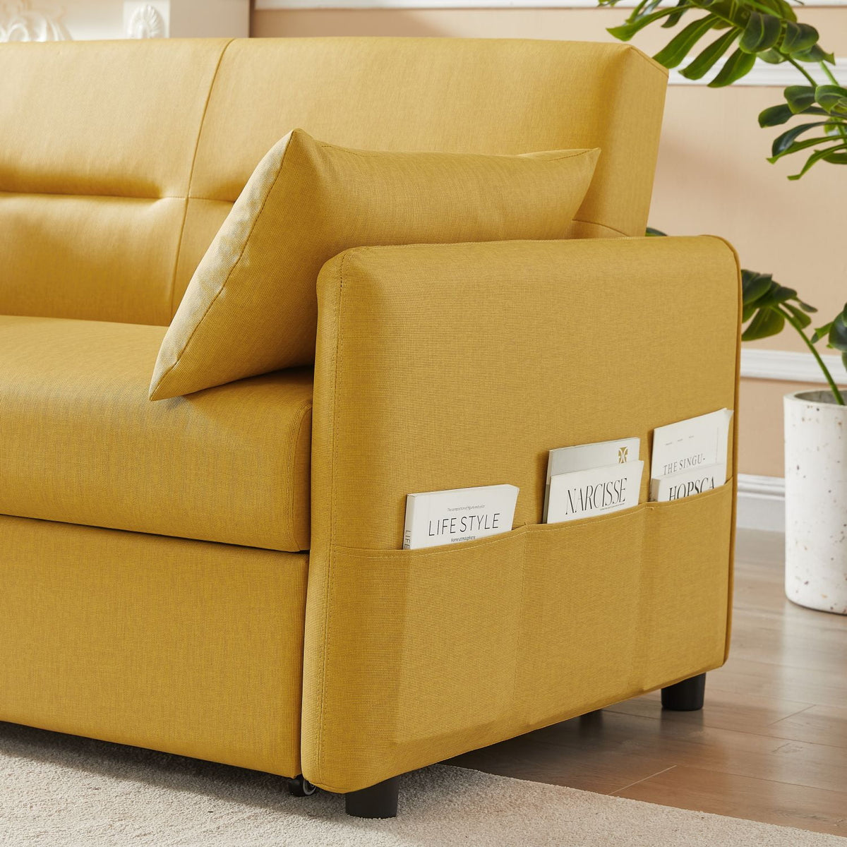 Loveseat Sofa with 2 Pillows L63029