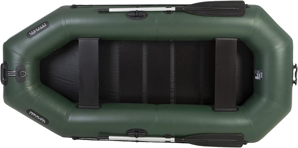 PVC Inflatable Rowing Boat with Foot Air Pump and Carry Bag G8544