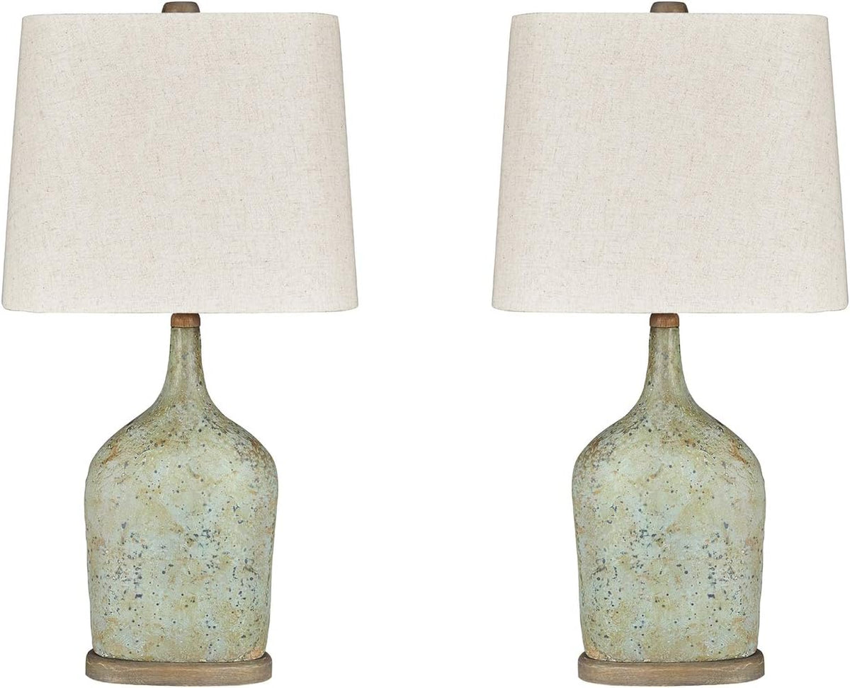 Sage Paper Table Lamp Set of 2 Y53536