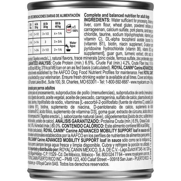 Adult Advanced Mobility Support Canned Dog Food V273