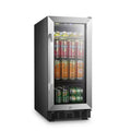 15 in. 70 Can Stainless Steel Beverage Refrigerator H420411