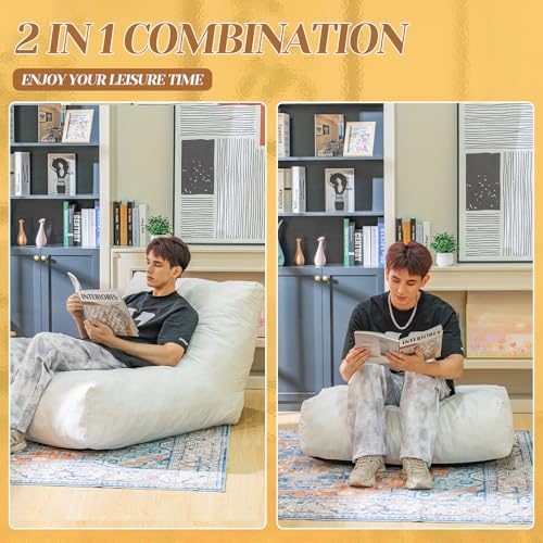 Bean Bag Chair with Ottoman I2989