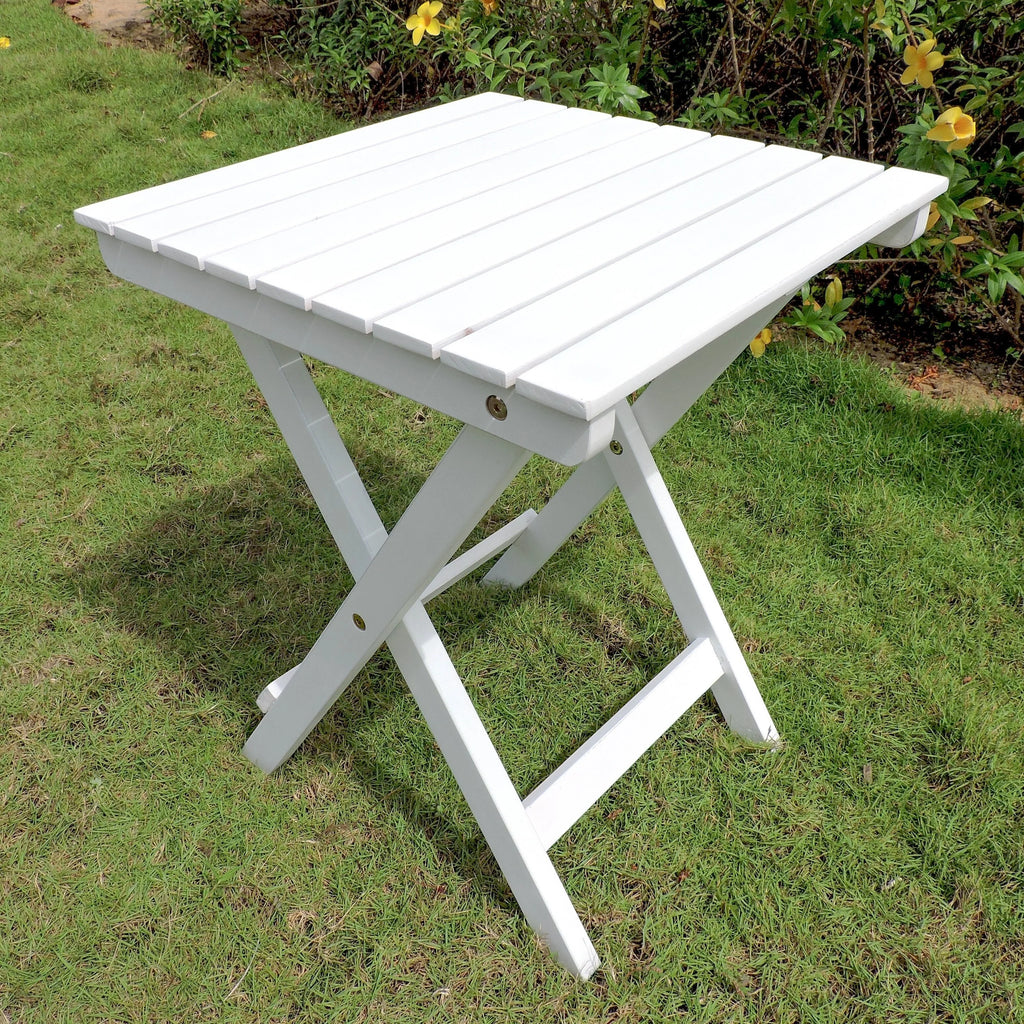 Sky Blue 16-inch Folding Side Table T149