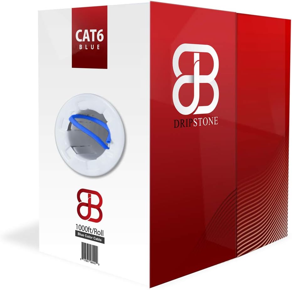 Blue CAT6 UTP Cable 23AWG 1000ft J6754