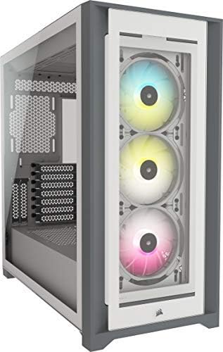 White Tempered Glass Mid-Tower ATX PC Case N5580