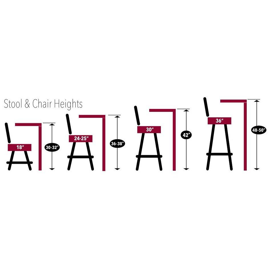 Black Swivel Bar Stool with Chrome Accent Ring L795892
