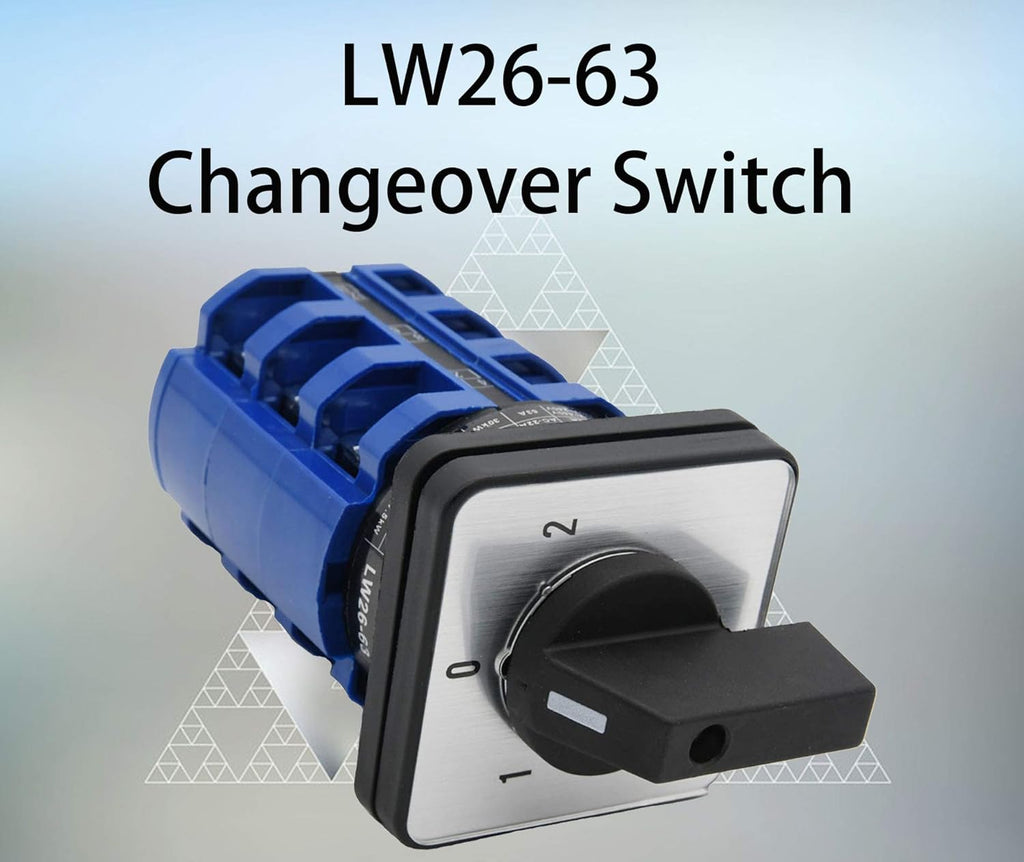 63A 660V 3 Positions Rotary Cam Changeover Switch Pack of 2 W284440