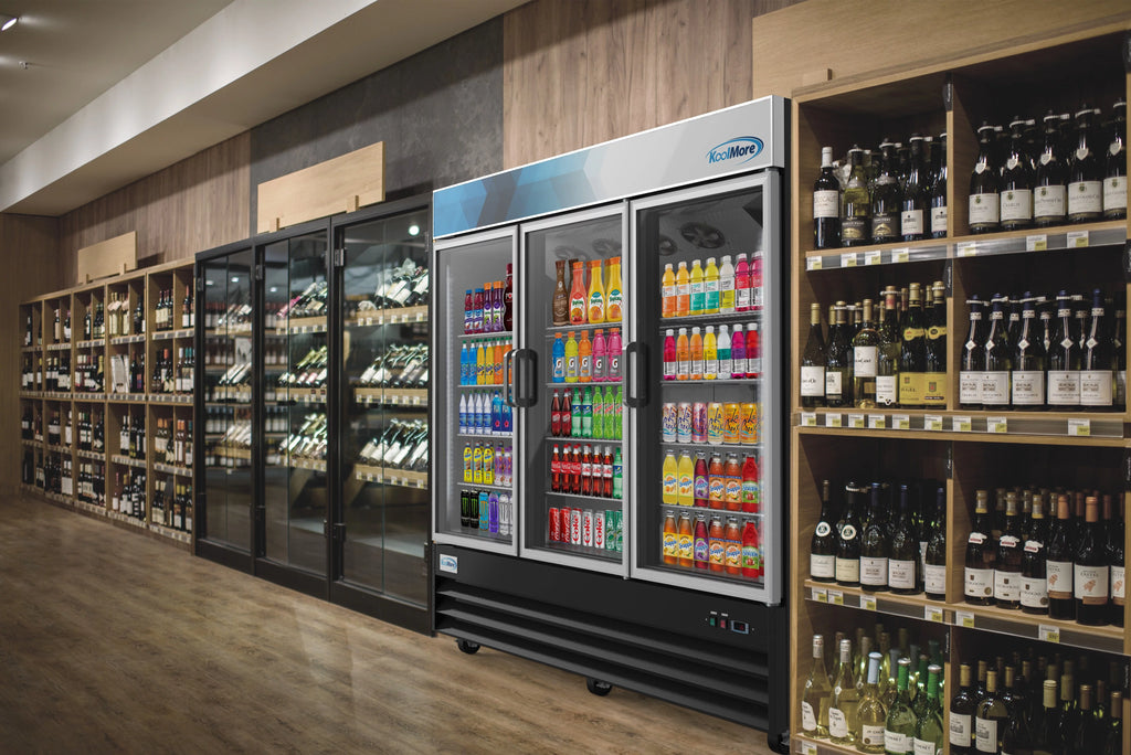 78 in. Three Glass-Door Merchandiser Refrigerator K9034